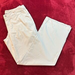 Eddie Bauer Sport Womens 12 Hiking Pants Stone Beige Nylon Stretch Straight Leg